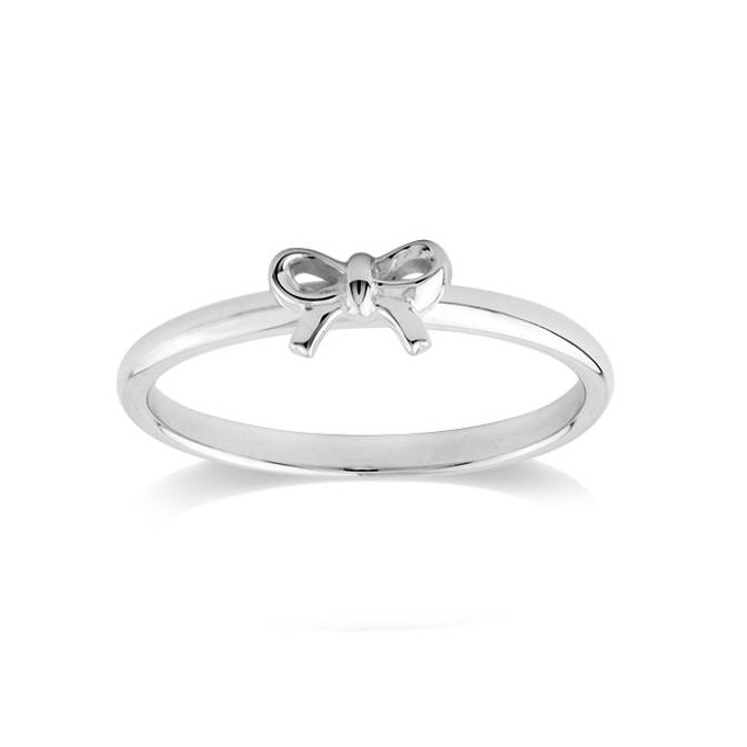 Silver Bow Gifted Ring