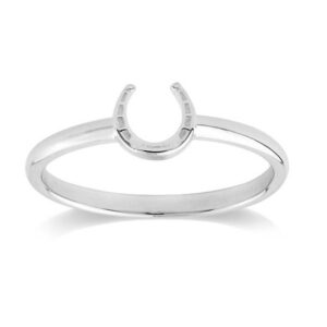 925 Silver Lucky Horseshoe Ring
