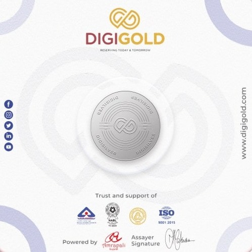 Digigold 50 gram silver coin 24k (99.9%) - Image 4
