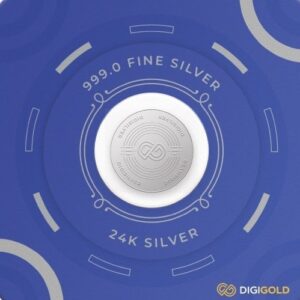 Digigold 50 gram silver coin 24k (99.9%)