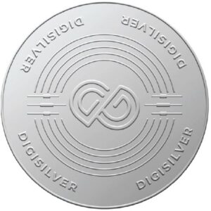Digigold 50 gram silver coin 24k (99.9%)