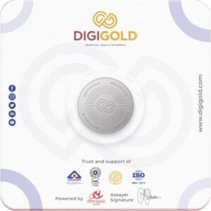 Digigold 25 gram silver coin 24k (99.9%)