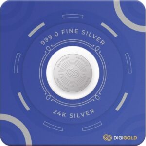 Digigold 25 gram silver coin 24k (99.9%)