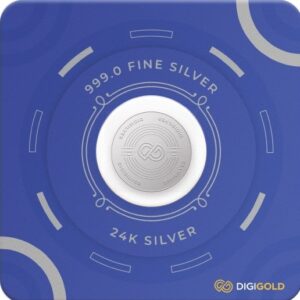 Digigold 20 gram silver coin 24k (99.9%)