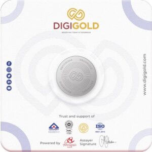 Digigold 5 gram silver coin 24k (99.9%)