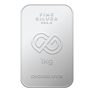 Digigold 1000 gram silver mint bar 24k (99.9%)