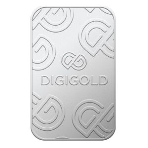 Digigold 100 gram silver mint bar 24k (99.9%)