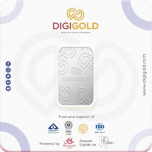 Digigold 25 gram silver mint bar 24k (99.9%)