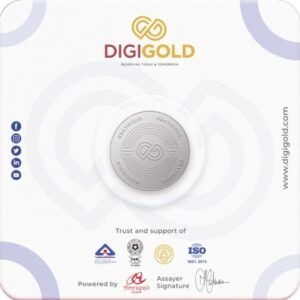 Digigold 2 gram silver coin 24k (99.9%)