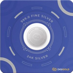Digigold 2 gram silver coin 24k (99.9%)