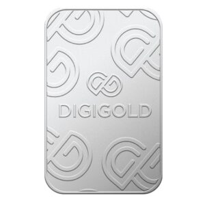 Digigold 5 gram silver mint bar 24k (99.9%)