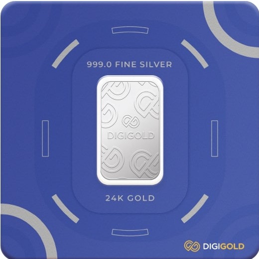 Digigold 1 gram silver mint bar 24k (99.9%) - Image 3