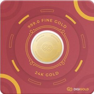 Digigold 50 gram gold coin 24k (99.9%)
