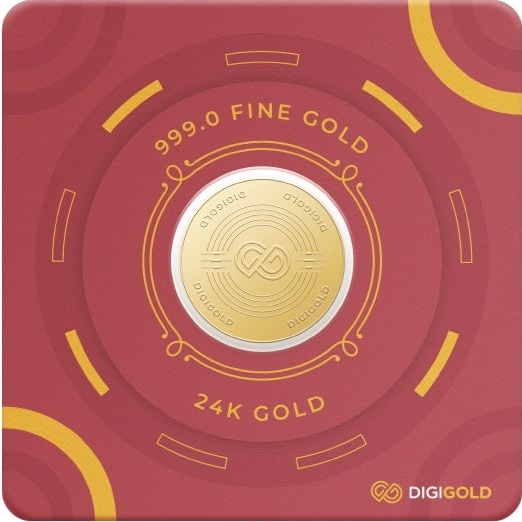Digigold 20 gram gold coin 24k (99.9%) - Image 3