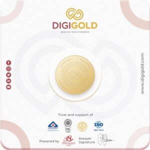 Digigold 10 gram gold coin 24k (99.9%)