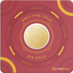 Digigold 10 gram gold coin 24k (99.9%)