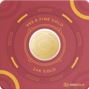 Digigold 5 gram gold coin 24k (99.9%)