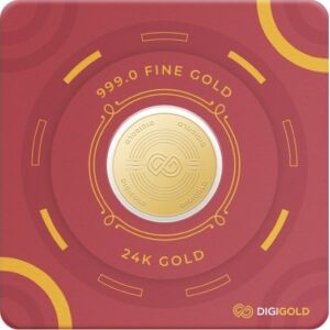 Digigold 2 gram gold coin 24k (99.9%)