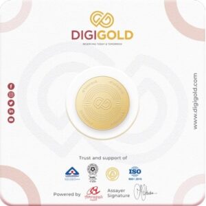 Digigold 1 gram gold coin 24k (99.9%)