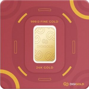 Digigold 100 gram gold mint bar 24k (99.9%)