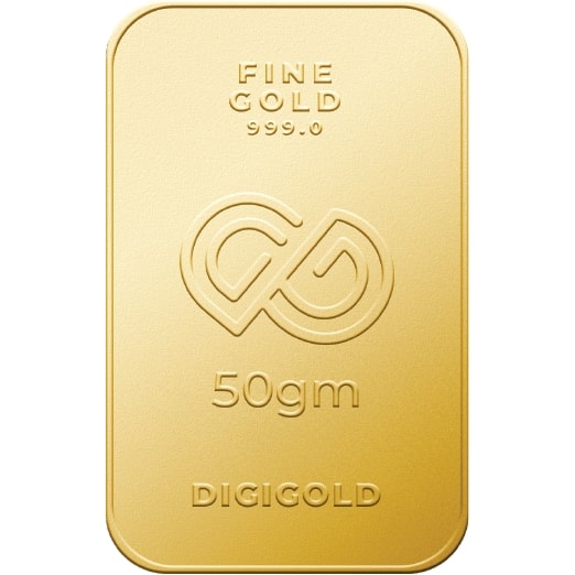 Digi gold 50 gram gold mint bar 24k (99.9%)