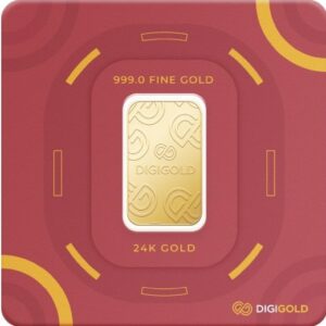 Digigold 25 gram gold mint bar 24k (99.9%)