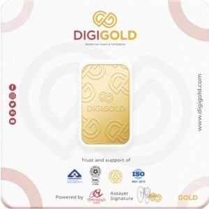Digigold 25 gram gold mint bar 24k (99.9%)