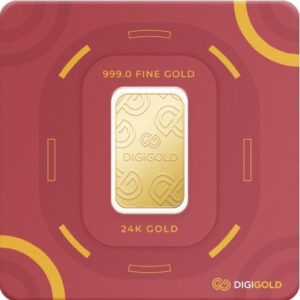 Digigold 10 gram gold mint bar 24k (99.9%)