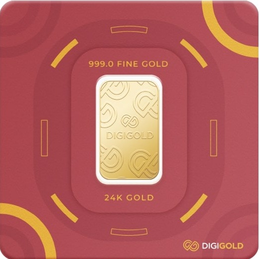 Digigold 10 gram gold mint bar 24k (99.9%) - Image 3