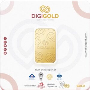 Digigold 5 gram gold mint bar 24k (99.9%)