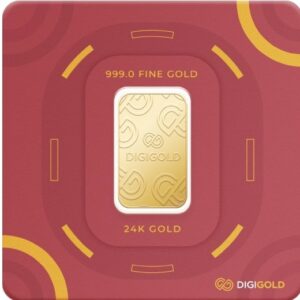 Digigold 5 gram gold mint bar 24k (99.9%)