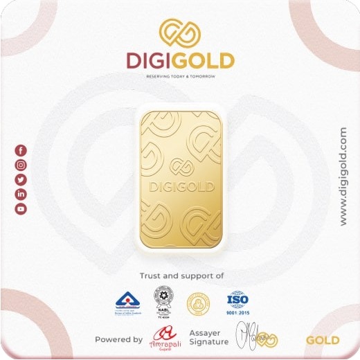 Digigold 2.5 gram gold mint bar 24k (99.9%) - Image 4