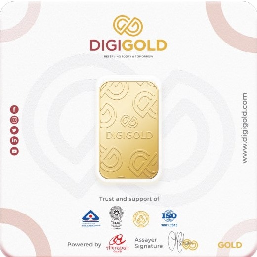 Digigold 2 gram gold mint bar 24k (99.9%) - Image 4