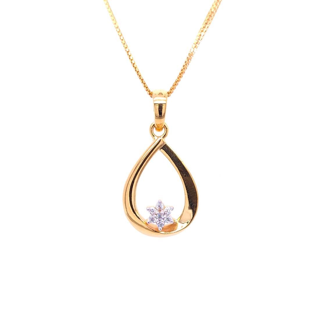 Mesmerizing Diamond Pendant & Earrings Set - Image 2