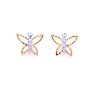 Butterfly Whisper Diamond Pendant & Earrings Set