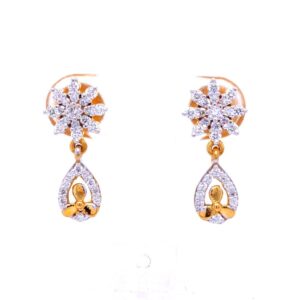 Floral Grace Diamond Mangalsutra Set