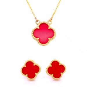 Cloral Gold Necklace Set
