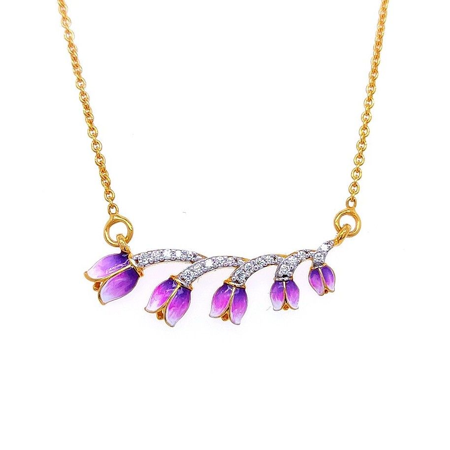 Bloom&bud diamond necklace
