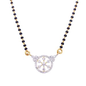Serene Delight Diamond Pendant Set Mangalsutra