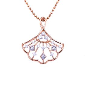 Mesmerising diamond pendant and earring set