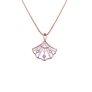 Mesmerising diamond pendant and earring set