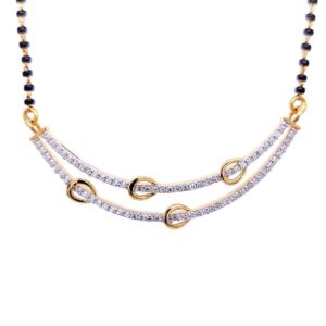 Intricate Vibrant Diamond Mangalsutra