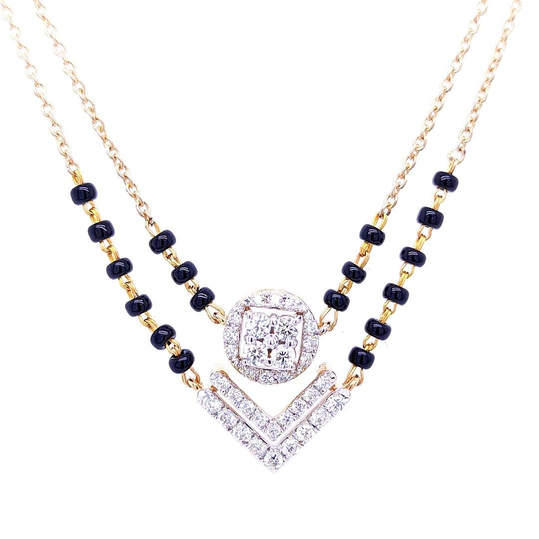 Dineta Diamond Mangalsutra - Image 2