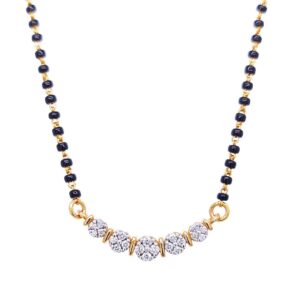 Sleek Diamond Mangalsutra
