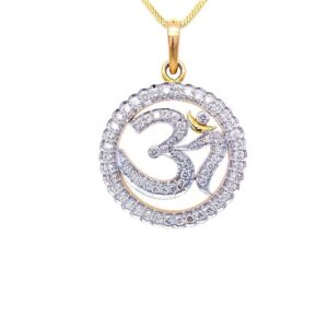 Divine Om Diamond Pendant