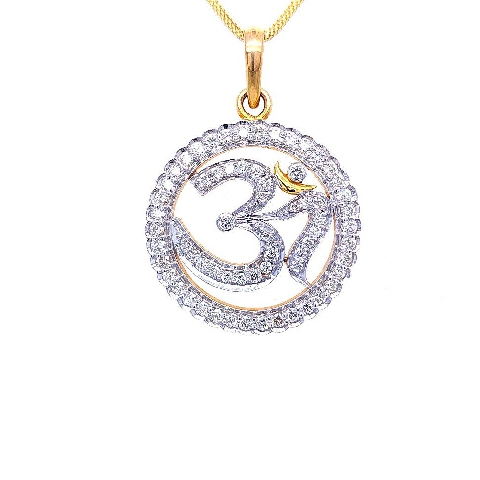 Divine Om Diamond Pendant - Image 2