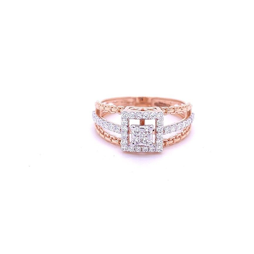 Halo sparkle diamond ring - Image 2