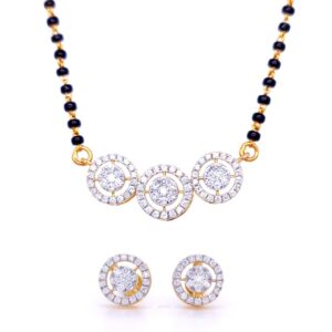 Indrani diamond Pendant Set Mangalsutra