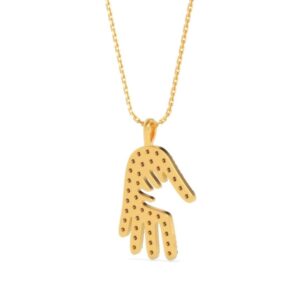 Hands Of Love Mother Diamond Pendant