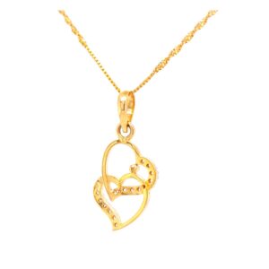 Desire hearts diamond pendant
